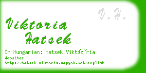 viktoria hatsek business card